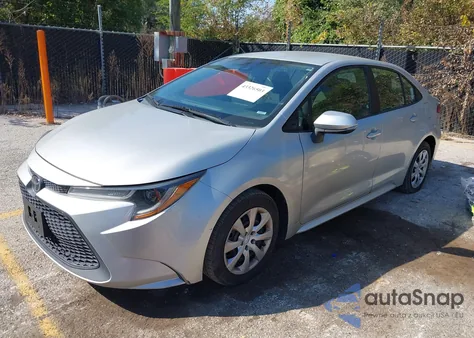 2021 Toyota Corolla Le из США, поврежденный, VIN 5YFEPMAE8MP223336